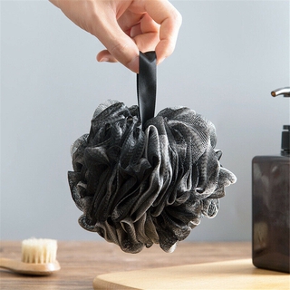 Negro grande carbón de bambú bola de baño accesorios de baño herramienta tomar un baño