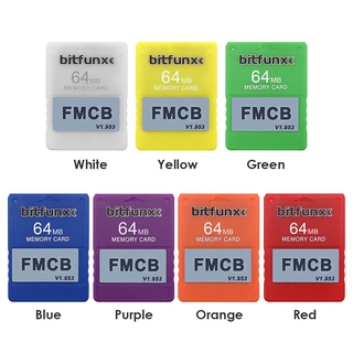 LH FMCB McBoot tarjeta de memoria 64MB Free MC Boot v1.953 tarjeta para consola Sony PS2