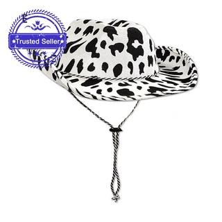 vaca vaquero sombrero cebra leopardo impresión tigre vaquero sombrero de fiesta fiesta sombrero decoración a6n2