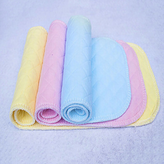 [buen bebé]10 servilletas de uso múltiple reutilizables de tres capas de pañales de tela bebé (7)