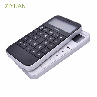 ziyuan escuela electrónica estudiante negro dígitos calculadora portátil universal mini promocional moda bolsillo blanco/multicolor