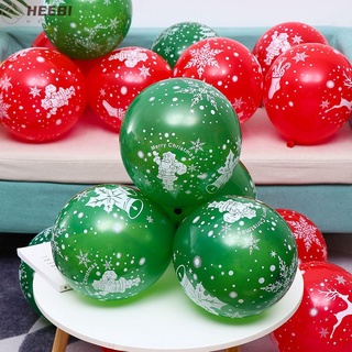 Heebii 10 pzas regalos inflables suministros De fiesta De navidad decoración De navidad globos De Látex De año nuevo/Multicolor (1)