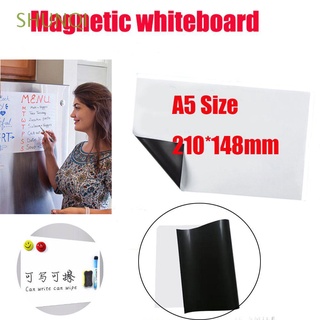 shunqi - pizarra blanca magnética flexible, tamaño a5, imán para nevera, oficina, pizarra blanca, cocina, imán, color multicolor