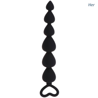 Her Pure Silicone Anal Beads - Anal Chain for Beginners and Advanced Users