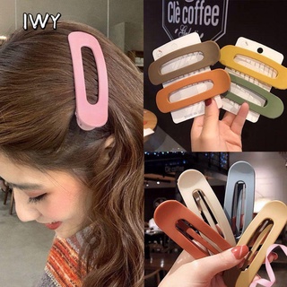 Iwy pinza para cabello De Acrílico Colorido Geométrico Elegante De Pato/Multicolorido