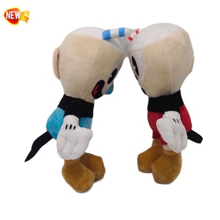 Mugman Plush Doll Cuphead Cartoon Figure Toy 25cm Game Themed Stuffed Doll Animated Decor Gift for Kids Fans (4)
