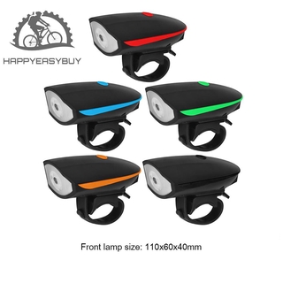 [H@Y] MTB bicicleta de montaña impermeable 5W XPG LED 3 modos faro alarma campana bicicleta linterna frontal con cuerno ciclismo (1)