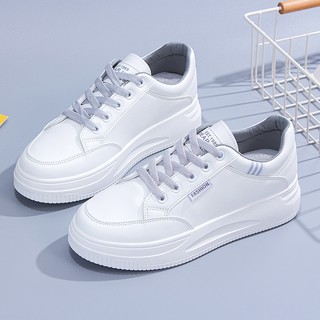 AJ 1 Zapatos blancos con zapatillas de piso para estudiantes de ocio (6)