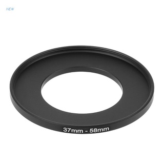 nuevo 37mm a 58mm metal step up anillos adaptador de lente filtro cámara herramienta accesorios nuevo