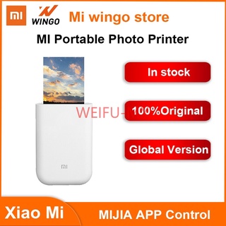 WEIFU-MX versión Global Xiaomi mijia AR impresora portátil foto Mini bolsillo con bricolaje compartir WIFI Bluetooth imagen bolsillo impresora para teléfono