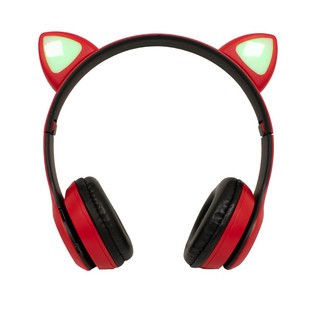 Audífonos Bluetooth de diadema orejas de gato luz LED ST71M disponible en varios colores (1)
