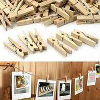 Venta de Mini Clips de fotos de madera/Clips de madera con descuento