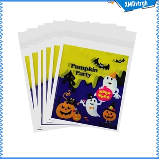 [vtrgh] 100 bolsas de caramelo de moda de plástico adhesivo bolsa de galletas de caramelo bolsas para halloween