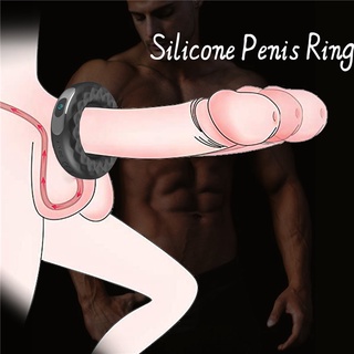 recargable silicona vibración bloqueo fino anillo masculino delay masturbación dispositivo (9)