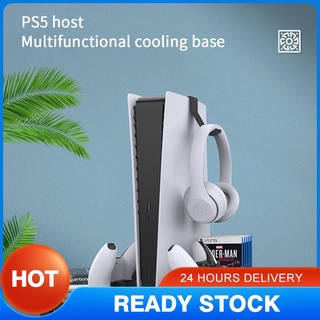 Para PS5 DE/UHD Host Multifunción Ventilador DE Refrigeración Base Dual Controlador Cargador Estación DE Carga blackpink