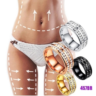 ()anillo con pedrería y Cristal Para pérdida De Peso/joyería Magnética Para adelgazar/salud