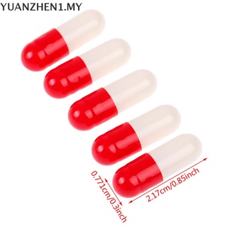 Yazhen 1000Pcs cápsula de gelatina dura vacía MedicineCapsule 0 pastilla vacía roja y blanca.