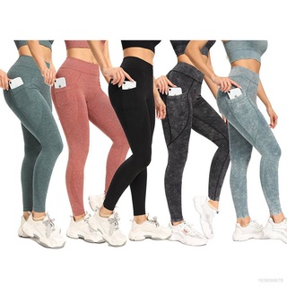Pantalones Deportivos De Yoga Para Mujer/Cintura Alta Para Correr/Fitness/De Jogger Sin Costuras