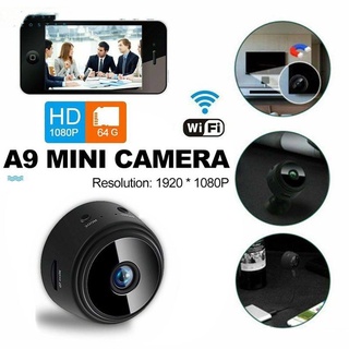 Mini cámara inalámbrica A9 WiFi IP monitor 720P red de seguridad para el hogar Cámara P2P WiFi Mini aplicación de monitor ELF1