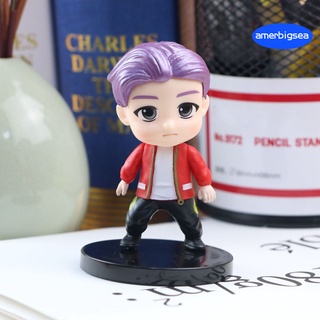7Pcs/Set BTS Bangton Boys Miniature Figurine Collection Model Ornament Kids Gift (5)