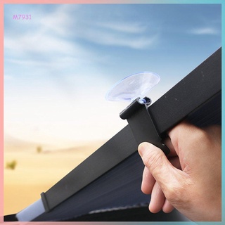 Aluminum Film Automatic Retractable Sunshade Front Sunscreen Vehicle Sun Visor Windshield Summer Car Sunshade