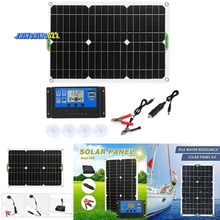 180W Kit de Panel Solar 12V cargador de batería con controlador 100A para caravana barco RV (1)