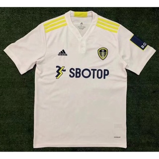21 22 Leeds United Home Court Soccer Jerseys Fans Version Man Sports Jersey Thai Version of High Quality S-2XL (3)