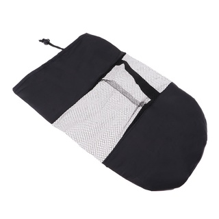[simhoa] alfombrilla de yoga portador portátil alfombrilla de almacenamiento mochila pilates almohadilla bolsa de yoga bolsa de hombro estera portador negro