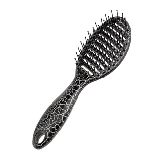 [laco] cepillo de cabello profesional antiestático peinado cuero cabelludo masaje peine negro