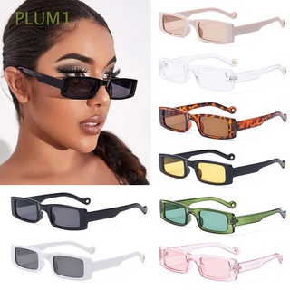 PLUM1 Retro Gafas de sol cuadradas Chic Gafas de sol Gafas de sol femeninas Protección UV Pequeño Ropa de moda Gafas Rectángulo