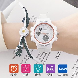 Unicorn ins super fire electronic watch cute female middle school student Korean version of simple waterproof Harajuku college style sports