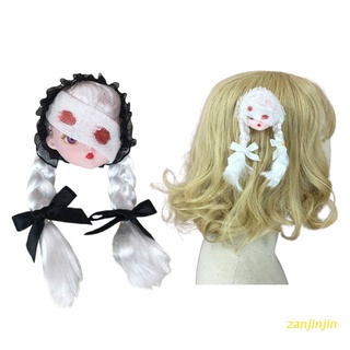 zjj vendado muñeca broche pelo clips laterales halloween encaje horquillas creativo collar pin mochila decoración accesorios de moda