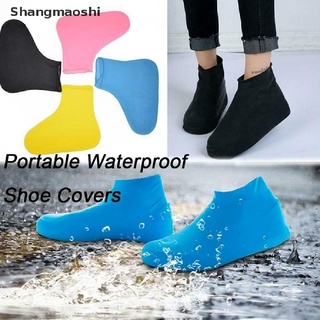 SMS Overshoes Rain Silicona Impermeable Zapatos Cubre Botas Cubierta Protector Reciclable MX