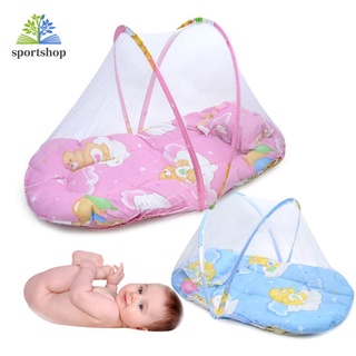 Cuna De Cama De bebé Portátil plegable mosquitero almohada para niños