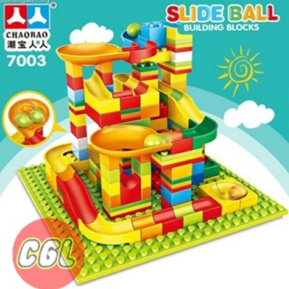 Lego-brick- juguete pista laberinto SLIDE BALL bloques de construcción DIY laberinto bola mármol RUN - 140PCS - ladrillo-