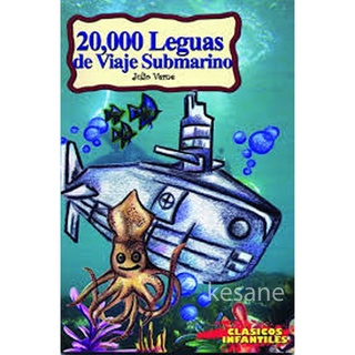 Veinte Mil Leguas De Viaje Submarino Julio Verne Libros Clasicos para niños Epoca