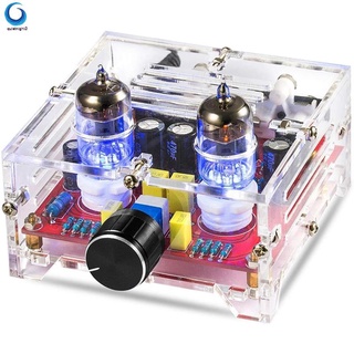 [nuevo] hifi fever 6j1 tubo preamplificador junta amplificadora de doble canal clase a control de volumen ajuste tono preamplificador