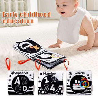 Portable Soft Baby Cloth Book Washable Durable Early Education Toys Great Gifts for Infants Kids