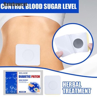 rainbowcat~ 6 pzs/juego de almohadillas de tratamiento de parches puros para diabéticos estabilizar el nivel de azúcar en sangre