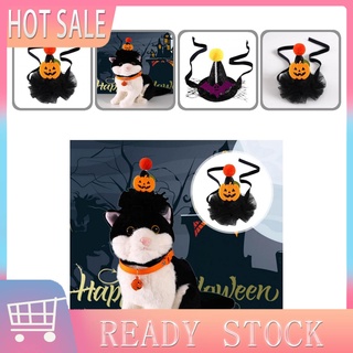 Coche| Sombrero negro para gatos, mascotas, gatos, perros, Halloween, Cosplay, ropa de cabeza Vibe Props para Ghost Festival