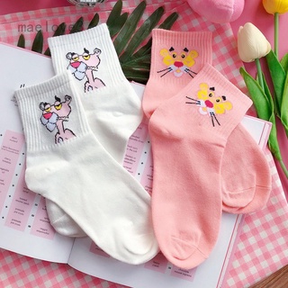 hank huichengr japonés kawaii mujeres animales bordado de dibujos animados tubo calcetines lindo rosa algodón calcetines harajuku señoras colorido divertido calcetines hank