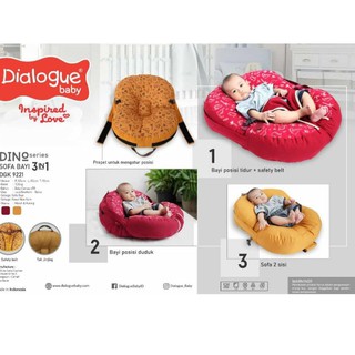 (1,5 kg) DIALOGUE 3 en 1 Dino & Planet Series sofá bebé