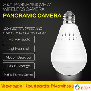 960P Wifi cámara Panoramic Bulb 360 Degree ojo de pez inalámbrico para casa de seguridad Video versión dos vías Audio