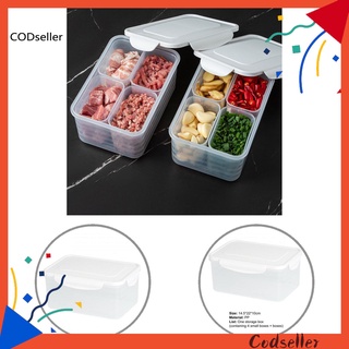 Cods caja de almacenamiento reutilizable contenedor de alimentos sellado caja a prueba de humedad para cocina