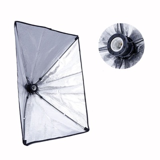 magical7 50x70cm Studio Light Photography Softbox Umbrella Fr 4 Socket E27 Lamp Bulb Head (3)