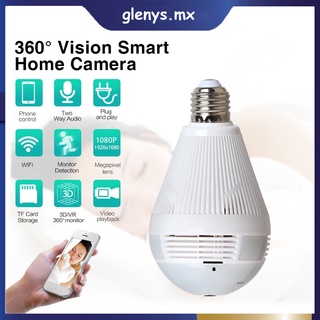 Hd 1080P Wireless Camera Monitor Night Vision Bulb Camera With Wifi Security Network Cam Home Security