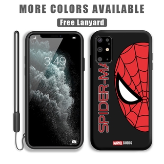Funda softcase para Samsung Galaxy S20 S21 Plus S21 Ultra 5g S20 Fe 4g/5g silicona líquida de dibujos animados Spiderman Spider Man teléfono carcasa completa a prueba de golpes caso