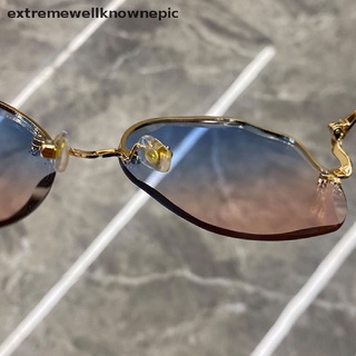 [nepic] gafas de sol sin montura moda gafas de sol mujeres marea vasos decorativos vogue lunette nuevo stock