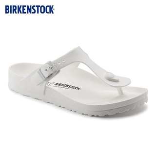 Birkenstock Hombres/Mujeres Clásico EVA Impermeable Zapatillas Playa Casual Zapatos Gizeh Serie Blanco 36-41
