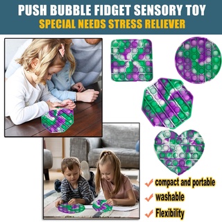 pop it push bubble fidget juguete sensorial autismo necesidades especiales aliviador de estrés